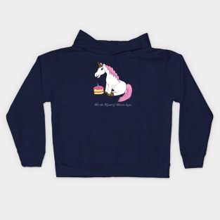 How the legend of Unicorns began Kids Hoodie